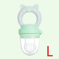 Silicone Baby Pacifier Feeder Cartoon Animal Infant Nipple Holder Newborn Fruit pacifier Tetine Silicona Nipple Bit - BIG FRENCHIES