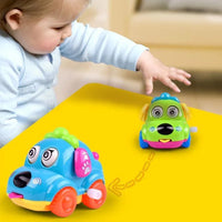 Baby Toys Cartoon Animal Dog Wind Up Toys Running Car Clockwork Educational Toys Infant Baby Mobile Rattle Toy For Kids - BIG FRENCHIES