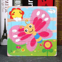 Wood Puzzles Children Adults Vehicle Puzzles Wooden Toys Learning Education Environmental Assemble Toy Educational Games For Baby and Kids - BIG FRENCHIES