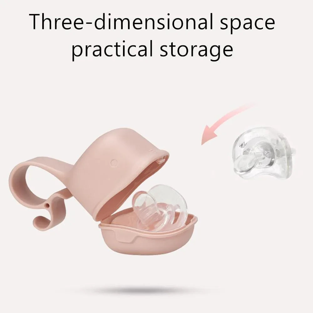 Portable Baby Pacifier Box Dustproof Cute Shark-Shaped Pacifier Snack Travel Storage Box Safe Case for Baby Pacifier - BIG FRENCHIES