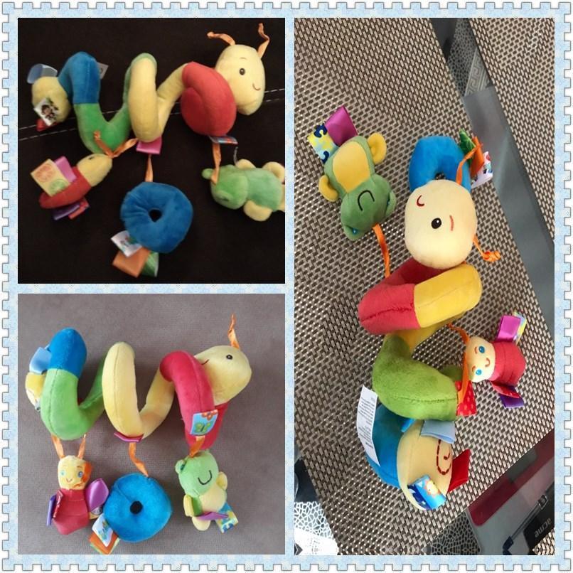 Cute Activity Spiral Crib Stroller Travel Hanging Toys Baby Rattles Toy Colorful For Kids and Baby - BIG FRENCHIES