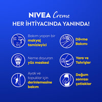 NIVEA Creme Moisturizing Cream - Long-Lasting Hydration for Dry Skin, Face and Body Moisturizer, 250ml