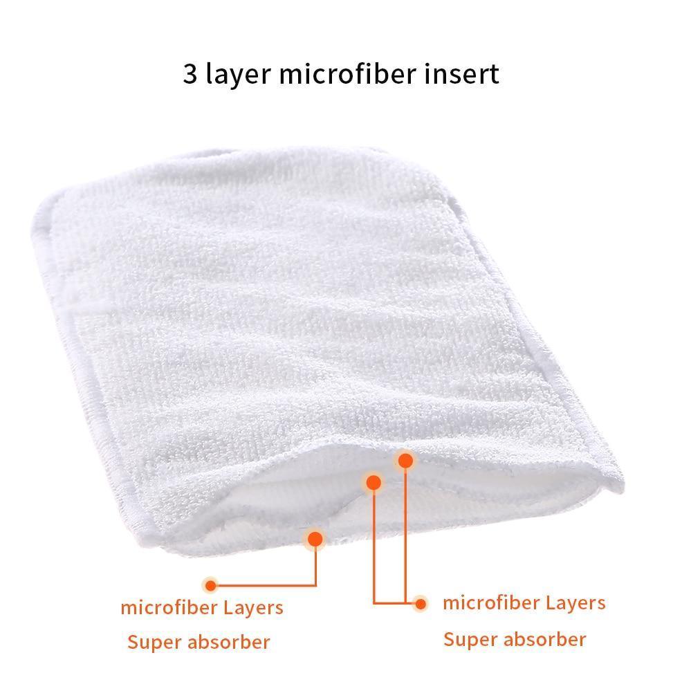 Baby Pocket Cloth Diaper Suede Cloth Inner Washable Reusable Eco-Friendly Nappies Cover Wrap In Modern Elegant Deisgn For Baby - BIG FRENCHIES