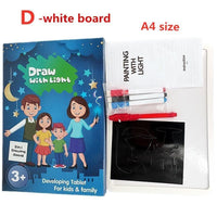 Educational Toy Drawing Board Tablet Graffiti 1pc A4 A3 Led Luminous Magic Raw With Light-fun - BIG FRENCHIES
