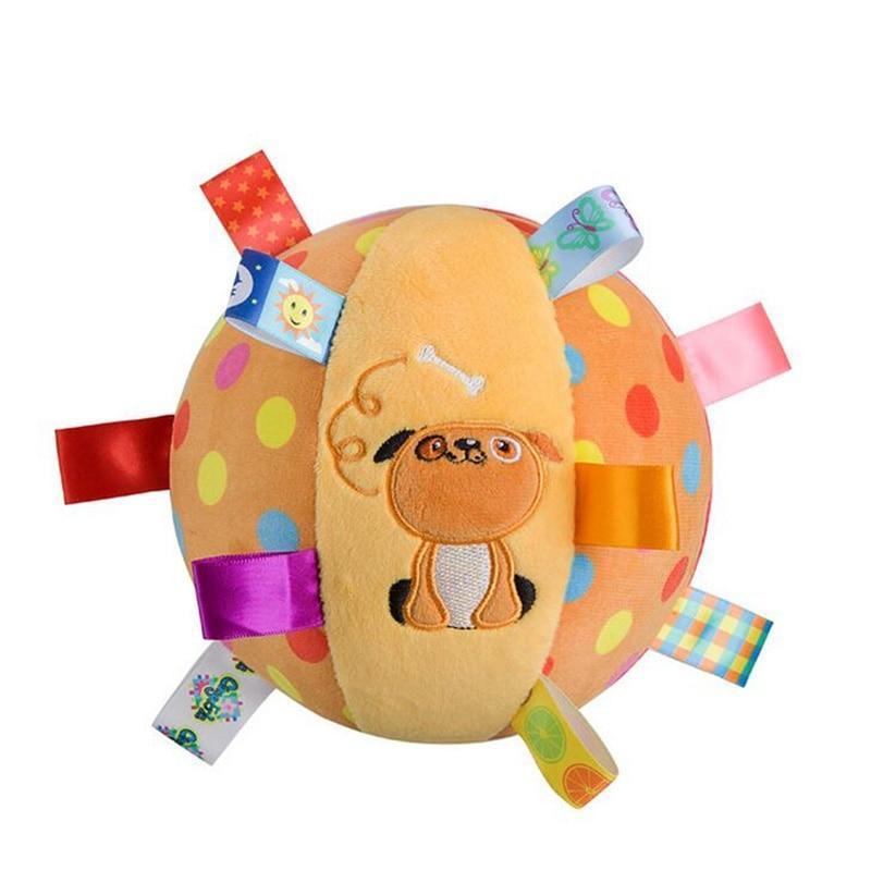 Modern Baby Development Giraffe Animal Hand Bells Rattles Handle Toys Stroller Hanging Teether Baby Toys For Kids - BIG FRENCHIES
