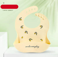 Silicon Breastplate Baby Bib Waterproof Solid Infant Bandana Bibs Newborn Feeding Burp Cloth Bib For Kids - BIG FRENCHIES