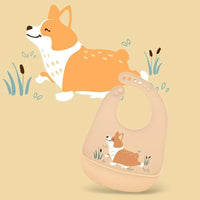 Trend NEW Baby Adjustable Picture Waterproof Saliva Dripping Soft Silicone Bibs For Girls and Boys Kids - BIG FRENCHIES