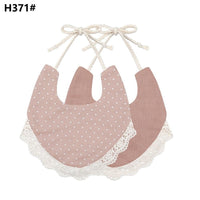 Handmade Luxury Floral Baby Bib Accessories Burp Cloths Newborn Baby Boy Girl Kids Cartoon Bibs 100% Cotton Linen Waterproof Saliva Bib For Kids - BIG FRENCHIES
