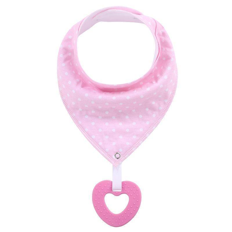 100% Organic Cotton Super Absorbent And Soft Unisex Baby Bandana Drool Bibs And Teething Toys For Newborn - BIG FRENCHIES