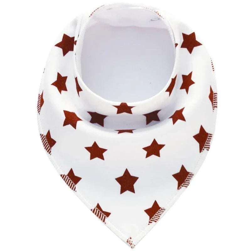 Baby Bibs Triangle scarf Cotton Cartoon Child Bandana Bib Dribble Bibs Newborn BIb for Kids - BIG FRENCHIES