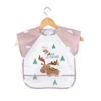Baby Bibs Cotton Cartoon Children Accessories Short Sleeve Eco Friendly Waterproof Washable Clothing Bib for Kids - BIG FRENCHIES