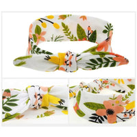 Swaddle Blanket Set Receiving Wrap Props Newborn Infant Boy Girl Headwear Flower Print Romper With Bow - BIG FRENCHIES