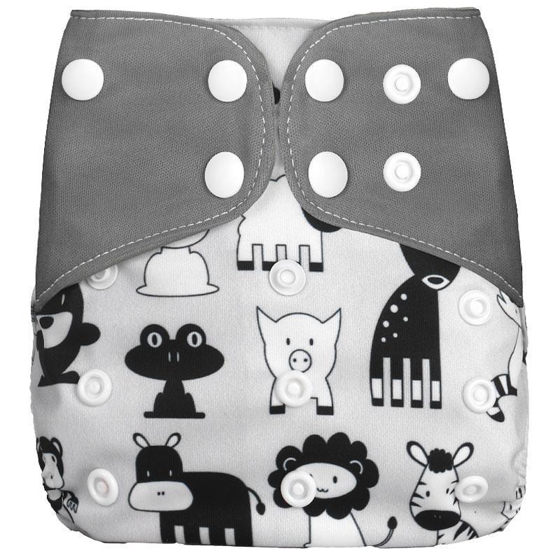 1Pcs Reusable Cloth Diaper Adjustable Baby Nappies Washable Nappy Durable Baby Diaper - BIG FRENCHIES