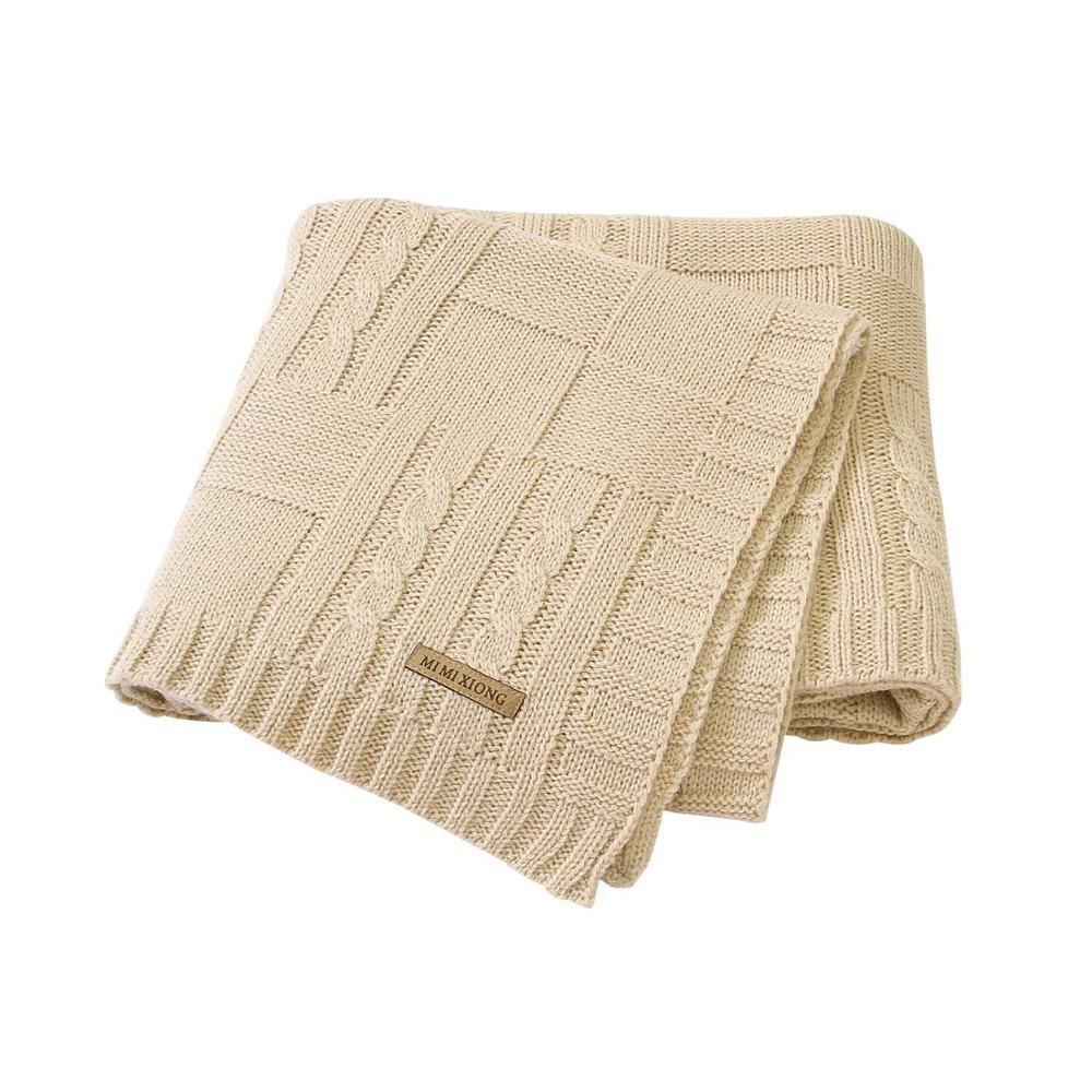Baby Blanket Knitted Newborn Swaddle Wrap Blankets Super Soft Toddler Infant Bedding Quilt For Bed Sofa Basket Stroller - BIG FRENCHIES