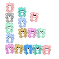 Mini Bear Silicone Beads Baby Dummy Cartoon Pacifier Toy Accessories For Kids And Babies - BIG FRENCHIES