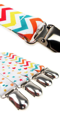 4PCS/SET Infant Pacifier Clips Holder Clip Nursing Teether Clip Nipple Holder Baby Pacifier Clip Soother Holder for Pacifier for Kids and Baby - BIG FRENCHIES