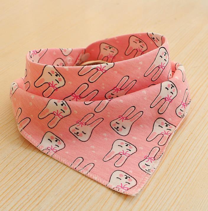 Baby Bibs Waterproof Triangle Cotton Cartoon Child Bibs Dribble Bibs Newborn Slabber Absorbent Cloth For Kids - BIG FRENCHIES