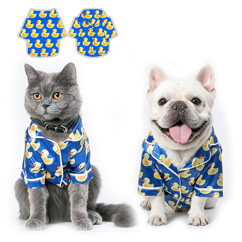 Pet Silk Duck Pajamas - BIG FRENCHIES