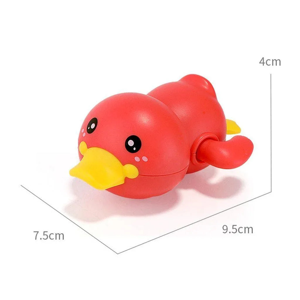 Bathroom Bath Shower Baby Clockwork Swimming Play Water Cute Little Yellow Duck Bathing Bathtub Toys For Kids - BIG FRENCHIES