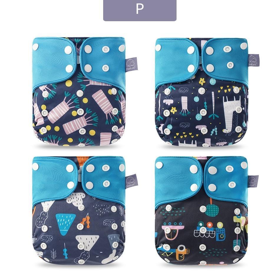 Eco-friendly Diaper Adjustable Reusable Coffee Fiber Diaper Pocket Fit Baby Nappies Pants Waterproof Nappies for Baby and Kids In Modern Design - BIG FRENCHIES