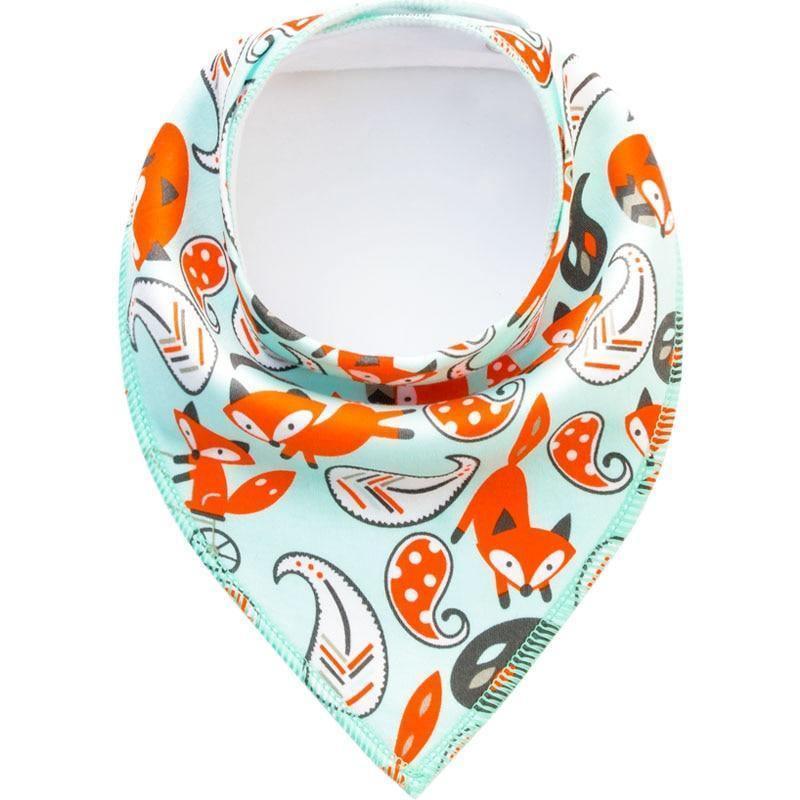 Baby Bibs Triangle scarf Cotton Cartoon Child Bandana Bib Dribble Bibs Newborn BIb for Kids - BIG FRENCHIES