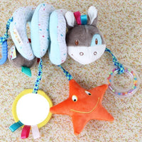 Modern Rattles Mobile Bed Baby Toys Cute Crib Stroller Spiral Newborn Educational Cartoon Animals Rattle Toy For Kids - BIG FRENCHIES