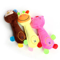 Durable Squeaky Dog Plush Toy – Animal Shape Chew Toy for Small Dogs & Puppies - BIG FRENCHIES