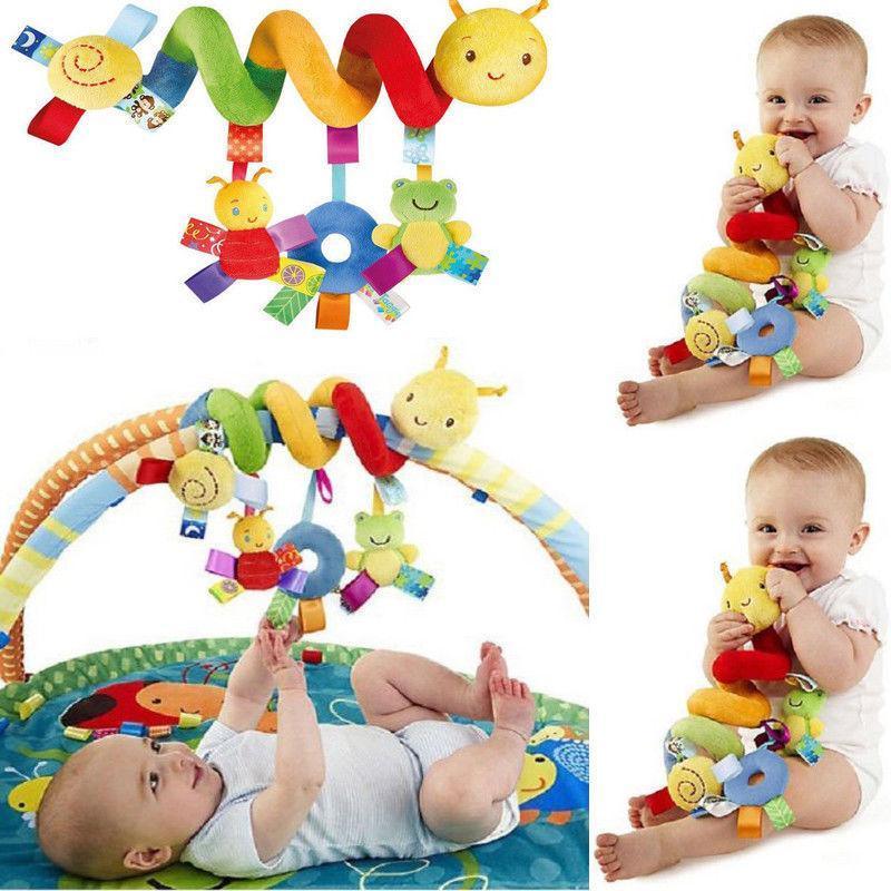 Cute Activity Spiral Crib Stroller Travel Hanging Toys Baby Rattles Toy Colorful For Kids and Baby - BIG FRENCHIES