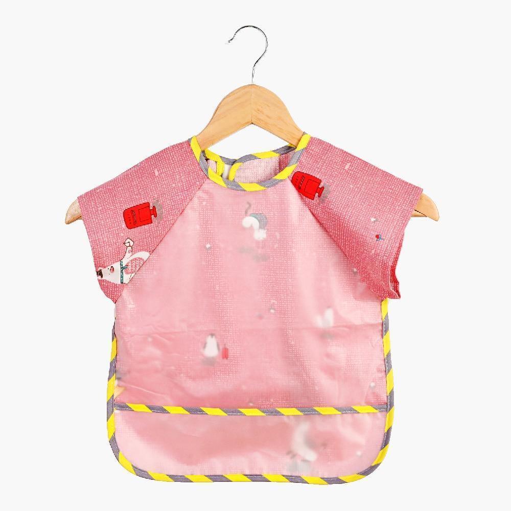 Baby Bibs Cotton Cartoon Children Accessories Short Sleeve Eco Friendly Waterproof Washable Clothing Bib for Kids - BIG FRENCHIES