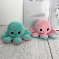Reversible Flip Octopus Plush Stuffed Toy Soft Animal Home Accessories Cute Animal Doll Children Gifts Baby Plush Toy For Kids - BIG FRENCHIES