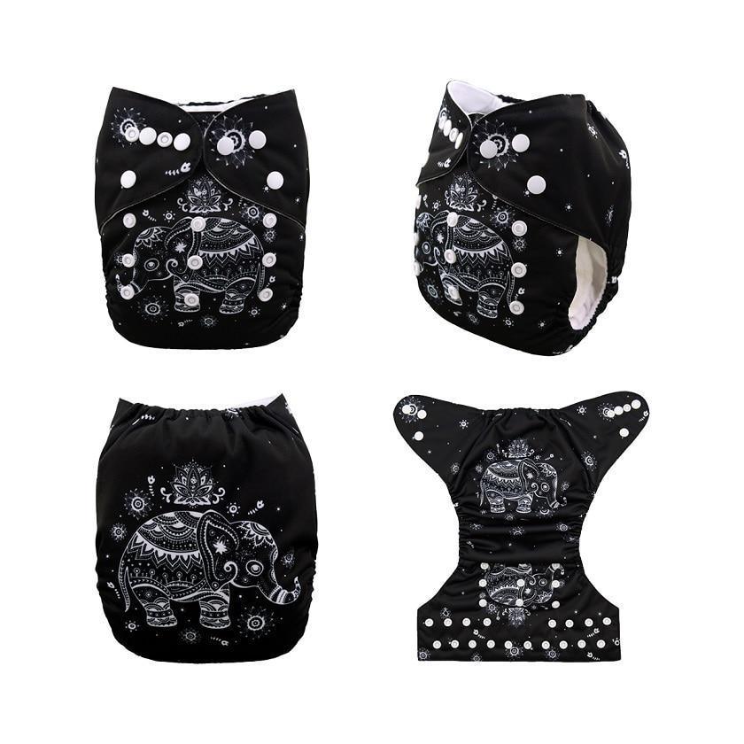 Most Popular Digital Position Baby Cloth Diaper with Microfiber Insert In Modern Printed Design For Baby Boys and Baby Girls KIds - BIG FRENCHIES