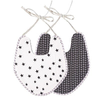 Double-deck Infant Baby Girl Boy Bib Kid Toddler Dinner Feeding Tassel Cotton Linen Burp Cloths - BIG FRENCHIES