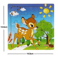 38 Style Cartoon Wooden Puzzle Children Animal/ Vehicle Toy For 2-6 Year Baby Early Educational Toys for Kids - BIG FRENCHIES