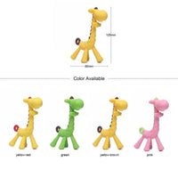 Baby Teethers Cartoon Animal Baby Teething Toy Penguin Silicone Teether Unicorn Pendant Raccoon Accessories - BIG FRENCHIES