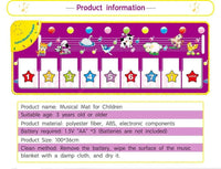 Music Carpets Piano Mats Music Touch Play Keyboard with 8 Demo Songs Baby Animals Educational Toy for Kids - BIG FRENCHIES