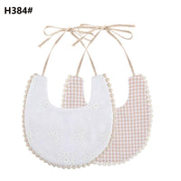 Infant Baby Bib Kid Toddler Dinner Feeding Tassel Double-side Cotton Linen Burp Cloths Saliva Towel For Baby - BIG FRENCHIES