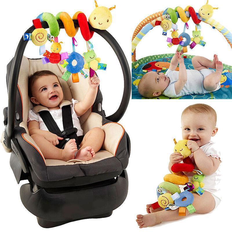 Cute Activity Spiral Crib Stroller Travel Hanging Toys Baby Rattles Toy Colorful For Kids and Baby - BIG FRENCHIES