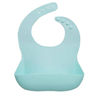 Silicon Breastplate Baby Bib Waterproof Solid Infant Bandana Bibs Newborn Feeding Burp Cloth Bib For Kids - BIG FRENCHIES