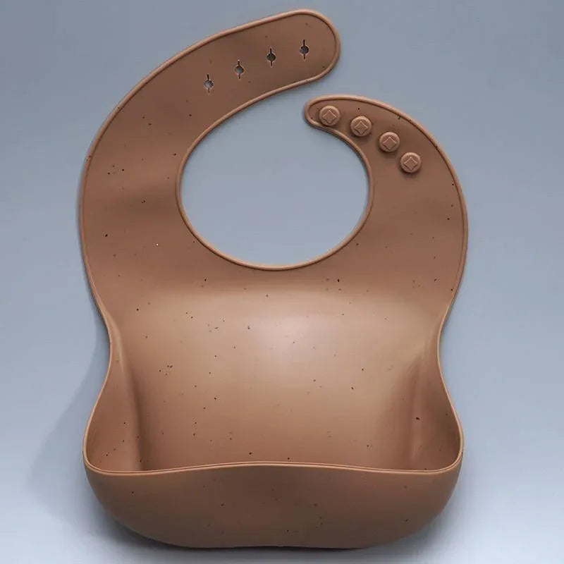 Newborns Solid Silicone Baby Feeding Bibs Burp Cloths Fashionable Breastplate Baby Stuff For Kids - BIG FRENCHIES