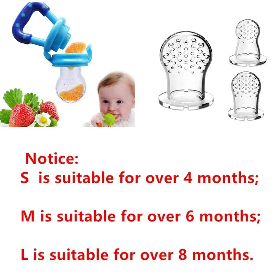 Baby Pacifier Infant Nipple Soother Toddler Kids Pacifier Feeder For Fruits Food Dummy Baby Feeding Pacifier - BIG FRENCHIES