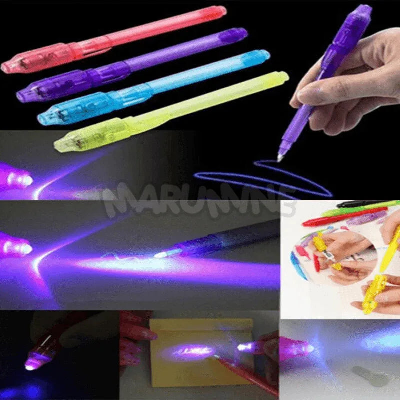 A3 A4 A5 Kids Luminous Drawing Board with Light-Fun Magic Sketchpad Draw Tablet Fluorescent Pen Russian English Light Up Toys - BIG FRENCHIES