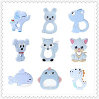 New Animal Style Baby Silicone Teether Food Grade Toys Teething Nursing Silicone BPA Silicone Teether - BIG FRENCHIES
