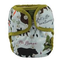 One Size Baby Cloth Diaper Cover Nappy Waterproof Double Gusset Design Adjustable Diapers For Babies - BIG FRENCHIES