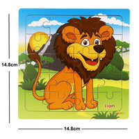 38 Style Cartoon Wooden Puzzle Children Animal/ Vehicle Toy For 2-6 Year Baby Early Educational Toys for Kids - BIG FRENCHIES