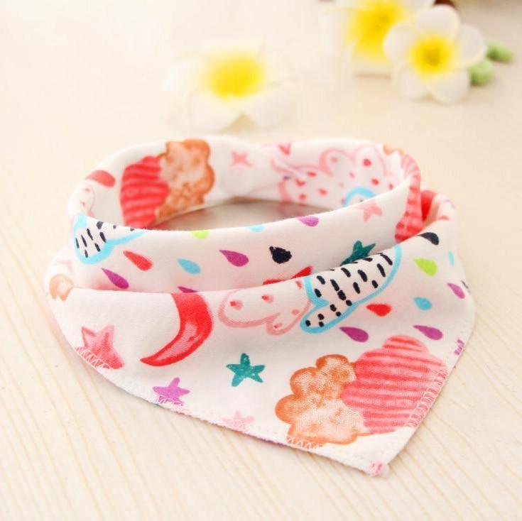 Baby Bibs Waterproof Triangle Cotton Cartoon Child Bibs Dribble Bibs Newborn Slabber Absorbent Cloth For Kids - BIG FRENCHIES