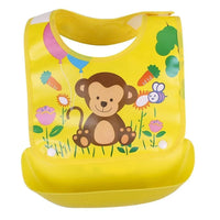 Baby Bibs Waterproof Silicone Feeding Saliva Towel Newborn Cartoon Aprons Baby Bibs Detachable For Kids - BIG FRENCHIES