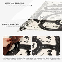 Baby Playing Mat Kids Boys Crawling Carpet Cute Cartoon Traffic Park Map Mat Toys for Children In Modern New City Design - BIG FRENCHIES