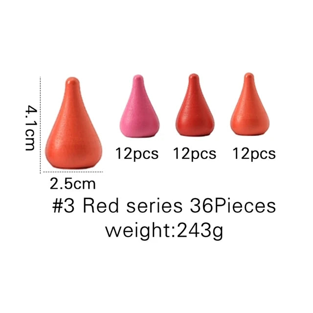 Rainbow Wooden Loose Pieces