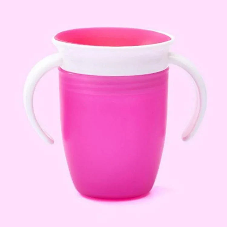 Baby 240ml Leak Proof Rotatable Magic Cup Baby Learning Drinking Cup Child Water Cup Bottle - BIG FRENCHIES