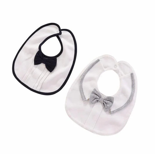 Modern Luxury Baby Bibs For Boys Cotton Newborn Bow Baby Girls Bibs Cute Boys Burp Cloth Infant Saliva Towels - BIG FRENCHIES